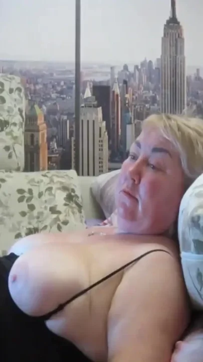 Fucked mother-in-law in the mouth cumming on her face and chest