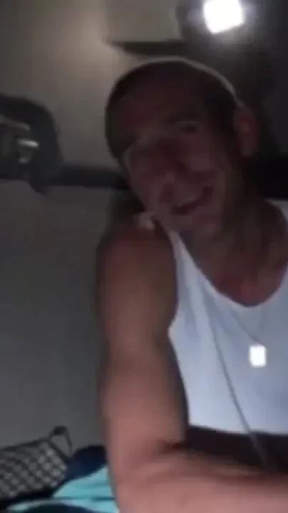 Twink fucked by XXL cock in a truck