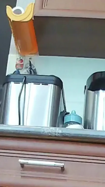 I Came Into the Kitchen and Flashed My Cock to My Neighbor and She Sucks and