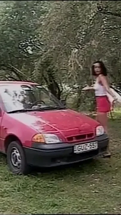 Two Young Sluts Picke up in Car and Taken to the Countryside Are Wildly Outdoor