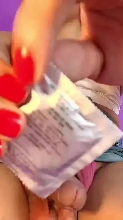 Cock with a Condom to Fuck You