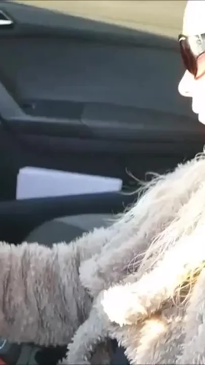 Pedal pumping outdoor flashing & finger fucking