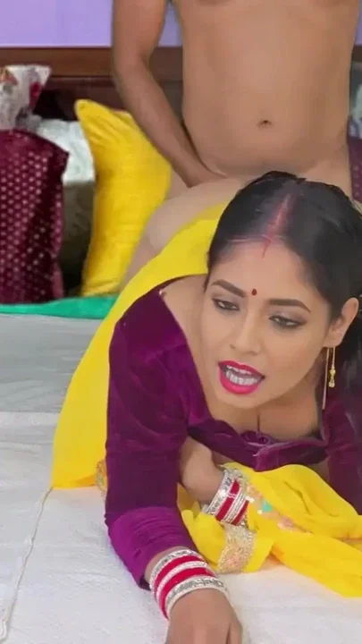 new married bhabhi yellow saree best viral video xxx Clip 1