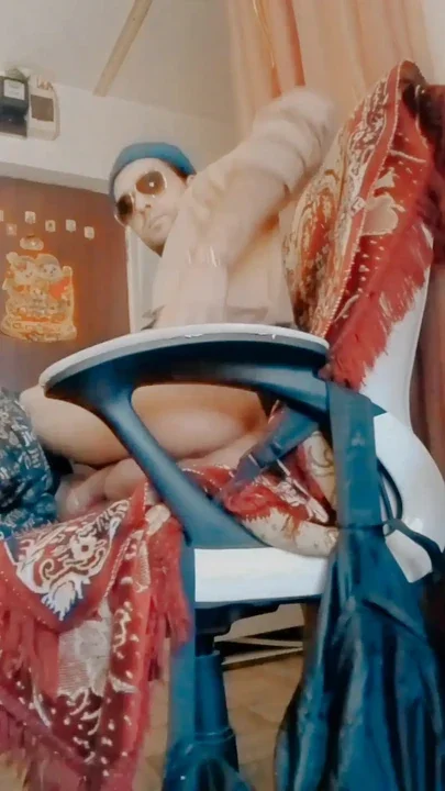 From The Chair I Spread My Buttocks