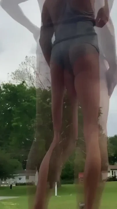 HOT Booty Shorts in Public CINDIE LOVE Compilation Sissy Cd Clip 1