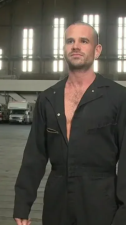 Handyman with a Big Cock Gets Tied up and Used by Horny Dudes in the Locker Room