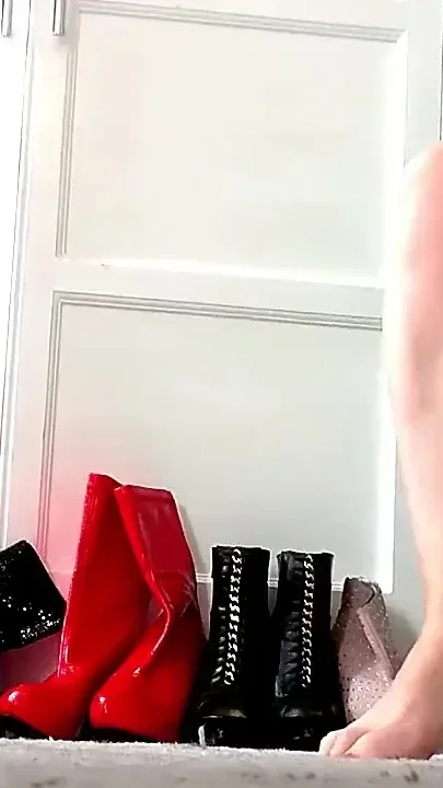 Trying Some of My High Heeled Boots on