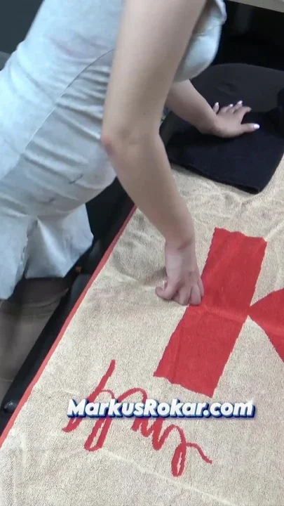 Masseur Cumshot on My Boobs in Massage Center
