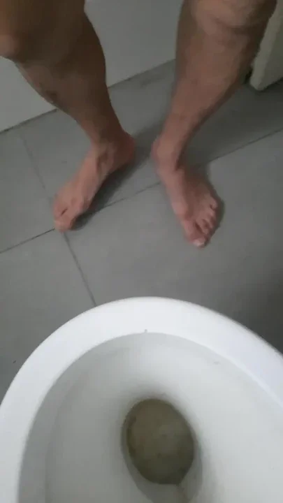 pissing hard