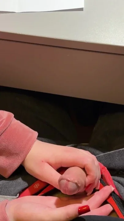SCHOOLGIRL Handjob in Math Class Under The Table Again At School Clip 1