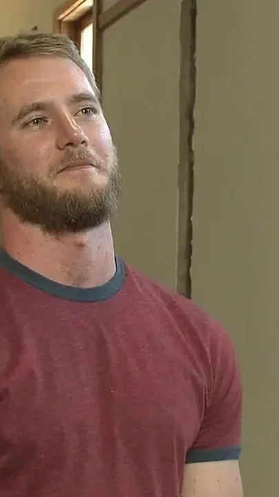Hairy dude gets his uncut cock edged