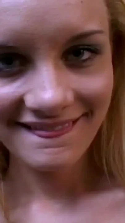 Blonde Slut's Pussy Stretched Wide by Throbbing Cock