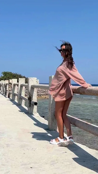 Kinky Monika Fox Destroyed Holes with a Big Dildo in Background of Ruins in Atlantic Ocean