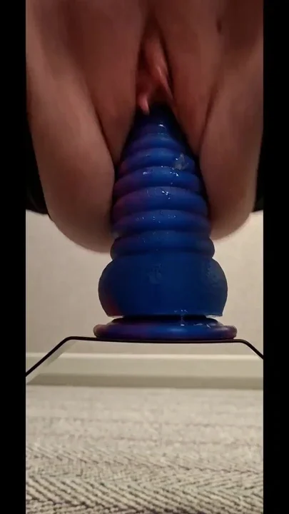 Getting fucked using my 2 biggest dildos Clip 1