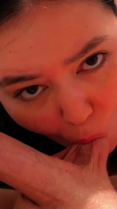POV Miss Rush Hot sex blowjob and rimming with cum on her tits Clip 2