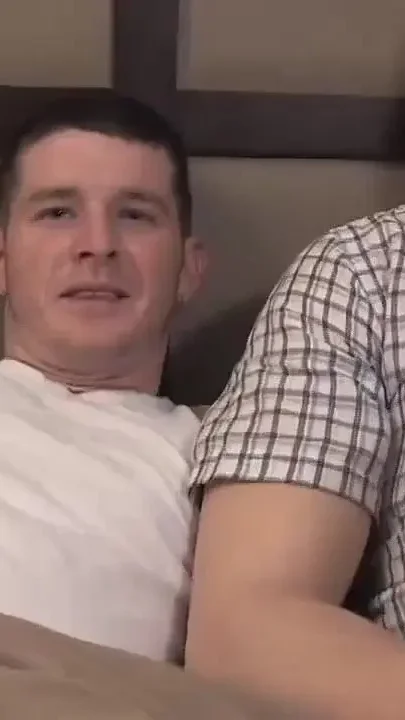 Two Horny Straight Guys and One Spicy Ginger Fuck