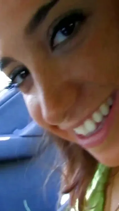 Fucking sucking on the car in the forest