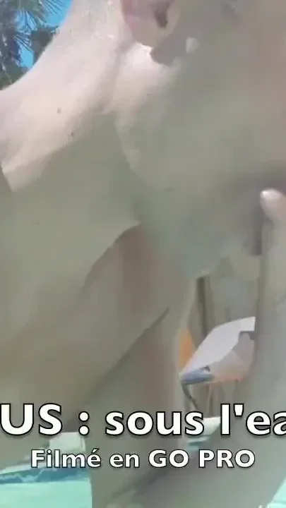 Twink fucked in the swimming pool by older for fun