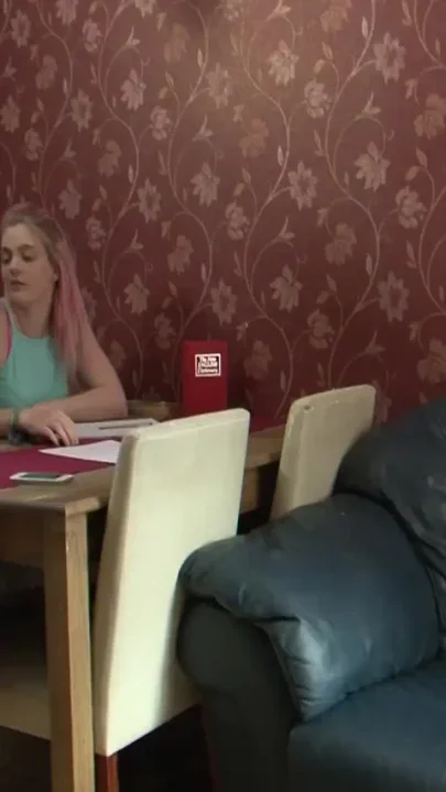 Colored hair babe Carly Rae fucked hard from Luke Hotrod