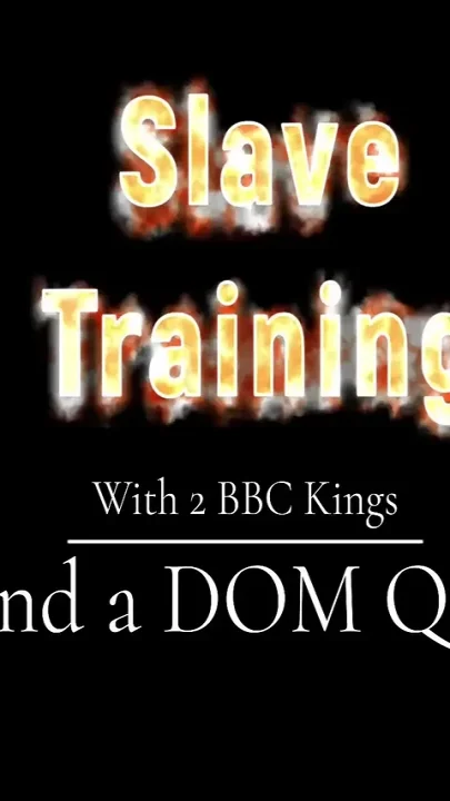 Slave Training with 2 BBC Kings and a Dom Qos