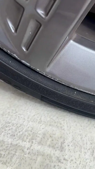 Stepmother Scratched Car Wheel Rim and Apologized with Her Pussy