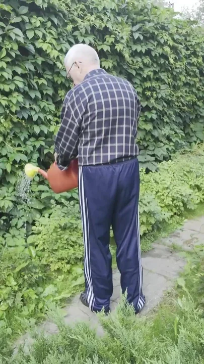 Tight Ass Fucked in Front of a Old Man
