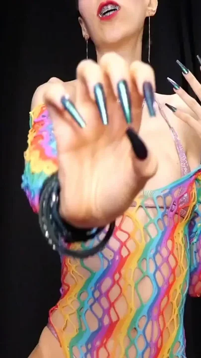 Small Tits and Long Nails to Mesmerize Your Mind