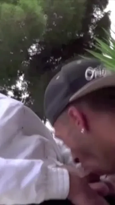 Sexy Arab twink fucked outdoor by straight boy curious
