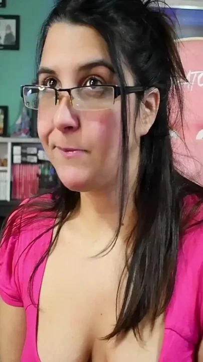 Gamer Girl Closeup Double Gum Bubbles - Bunny Looner