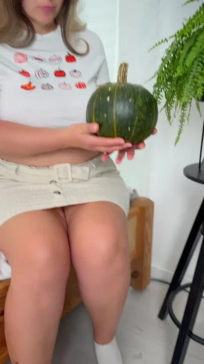 Instead of pumpkin soup sex and my wife's bum