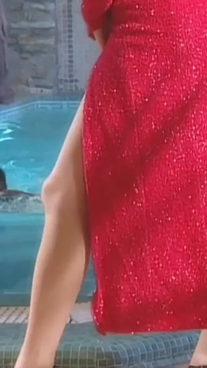 Blonde Claudia Jamsson Gets Her Ass Broken by the Pool