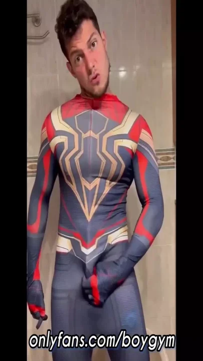 SPIDERMAN magic Cum You Know Where Watch Me In Action