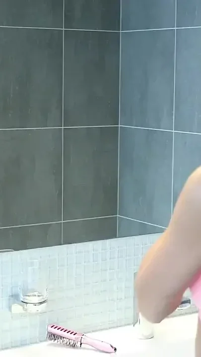 Shrima Malati Takes It All off in the Bathroom for Bed