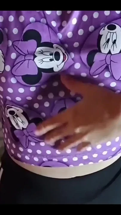 Cute Girl in Pajamas Touches Her Ass and Cums on Her Stepdad's Bed