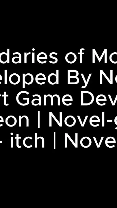 Boundaries of Morality part 01 - by Novel-games