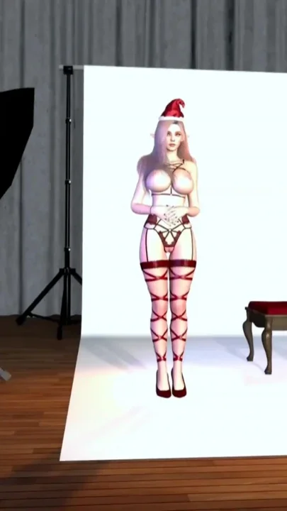 XXX Mas 5 Santas little Elf sucks a HUGE Dick - 3D VR Hentai Sex Animation by