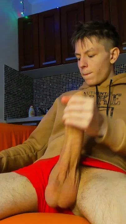 Cute Skinny Twink Closeup Thick Load On Chest Clip 1