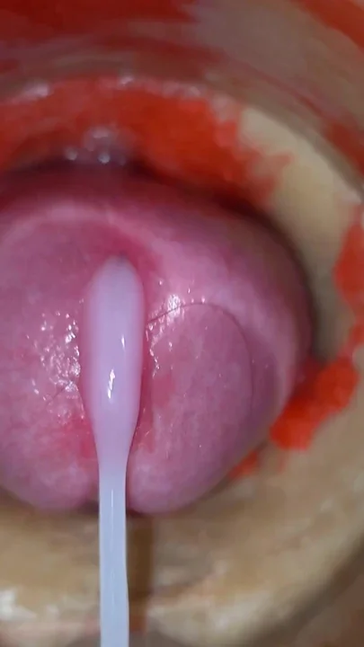 Camera Deep Inside Tight Pussy Captures Huge Cum Explosion 4K