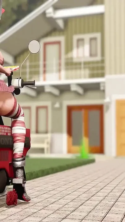 Pizza Delivery futa Shemale