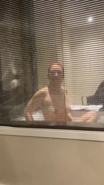 Invisible Cam in the Hotel Bathroom Watch on the Pregnant Redhead Woman in the