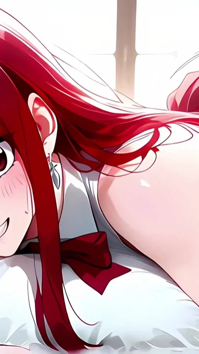 Fairy Tail Erza Takes Care of Your Cock with Her Wet Pussy and Mouth Thirsty for Hard Sex