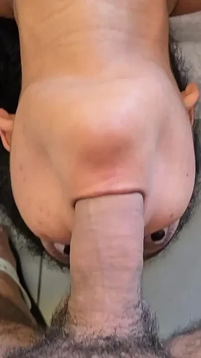 Fucking My Pregnant Bitch's Throat Like a Pussy
