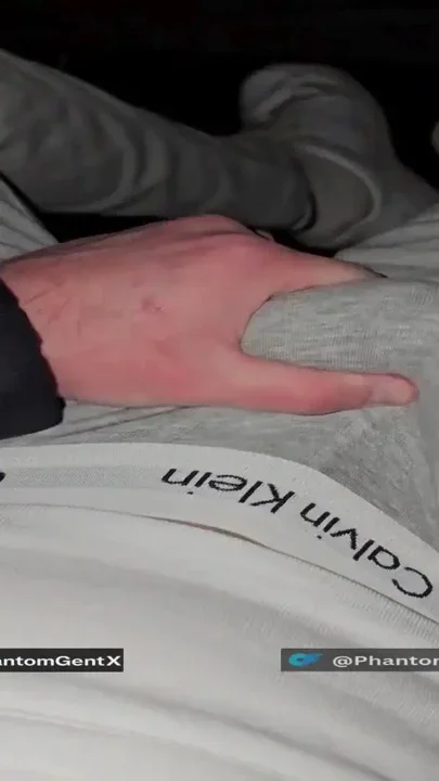 German Daddy after gym workout horny in grey CK jerks to massive cumshot -
