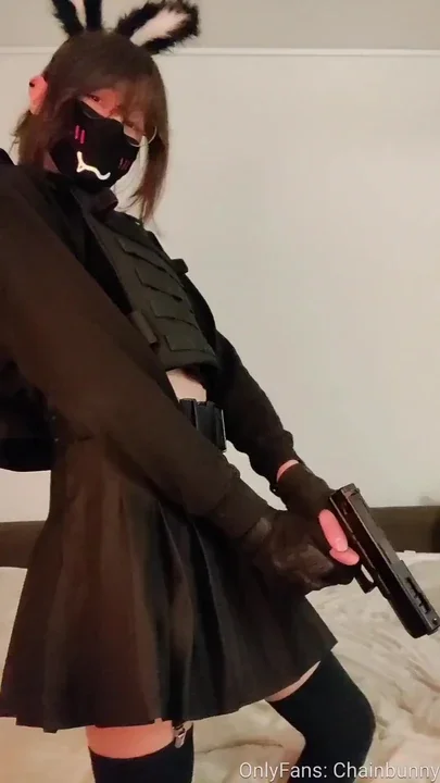 Femboy Bunny Soldier Takes You Prisoner