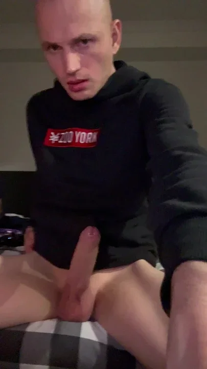 Gooningstroking my big white cock 4 mommys