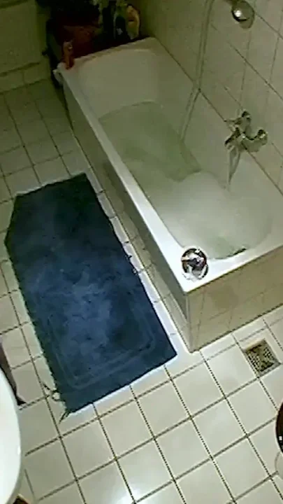 MILF Does Personal Hygiene in the Bathroom