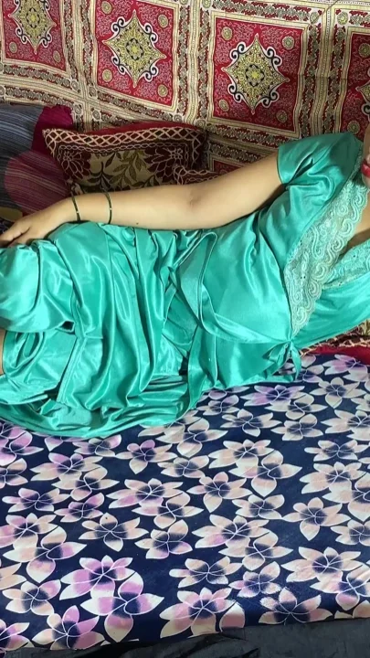 Beautiful Indian Bhabhi in Nighty Getting Horny for Sex