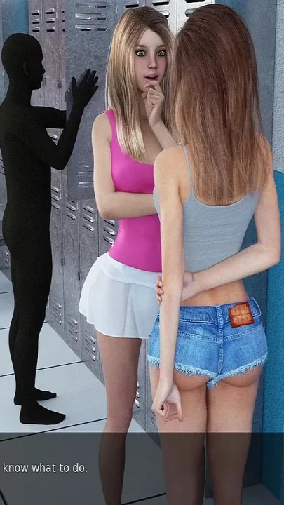 Stepsis Is Jealous Her Stepbrother Kissed Her friend - 3D Hentai Animated Porn -