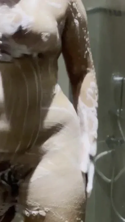 hot teen girl sexy body taking bath shower show sexy big natural boobs bathroom