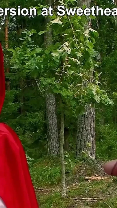 Masked wolf fucks Beata Undine in the woods at SweetheartsClassics Clip 1